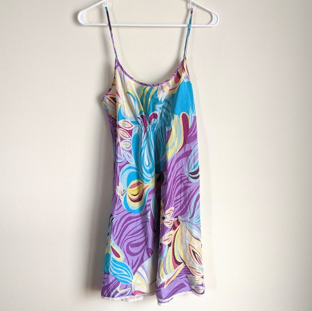 OLD NAVY silk slip dress sz M